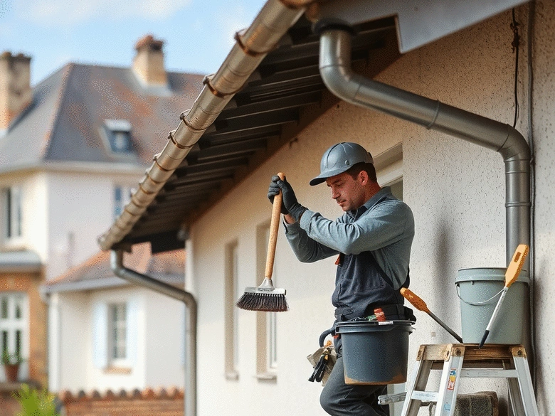 Entretien des gouttières à Angoulême