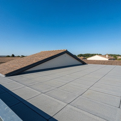 Toiture propre et bien entretenue