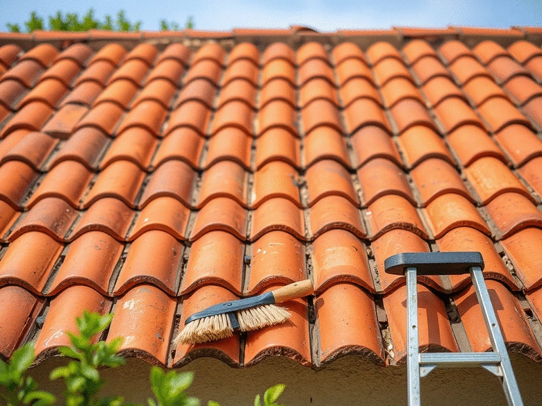 Entretien de toiture en tuile