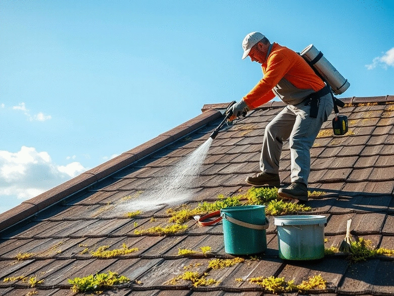 Nettoyage toiture et protection anti-mousse : quelles solutions durables ?