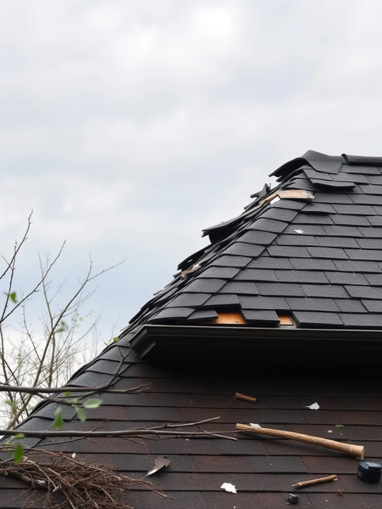 Réparer une toiture après tempête